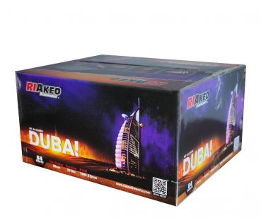 Riakeo Fireworks Silvester Batterie Verbund Feuerwerk "Dubai" 84 Schuss